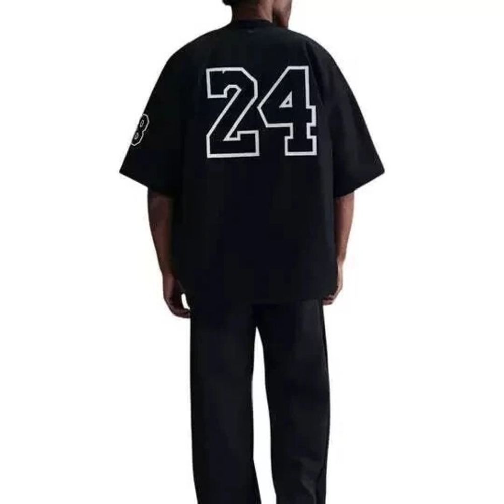 Nike Kobe Details Mamba Baseball Jersey Black IB0007 010 Men's Size XL New - Picture 7 of 7